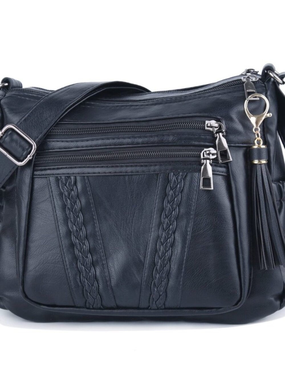 Crossbody Bags For Women Pocketbooks Soft PU Leather Purses and Handbags Multi